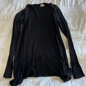 Black cardigan